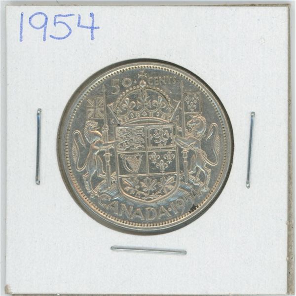 1954 Laureta Elizabeth II 50 Cent