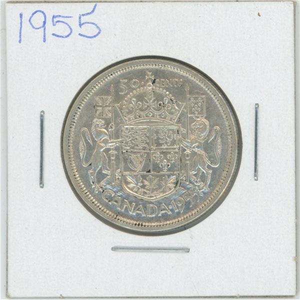 1955 Laureta Elizabeth II 50 Cent