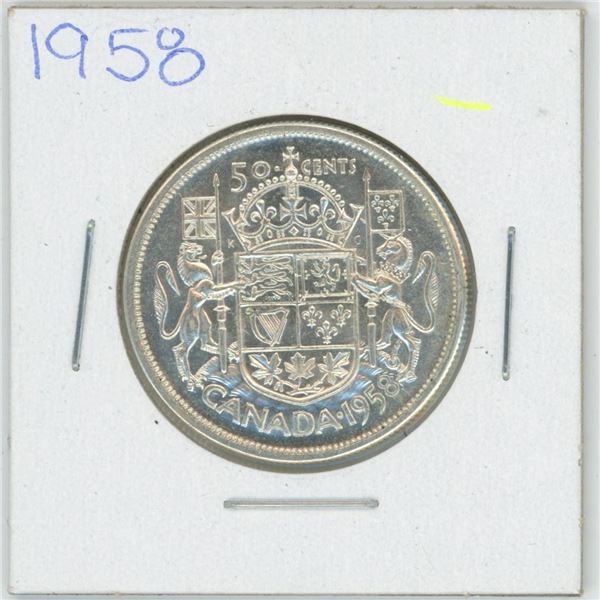 1958 Laureta Elizabeth II 50 Cent