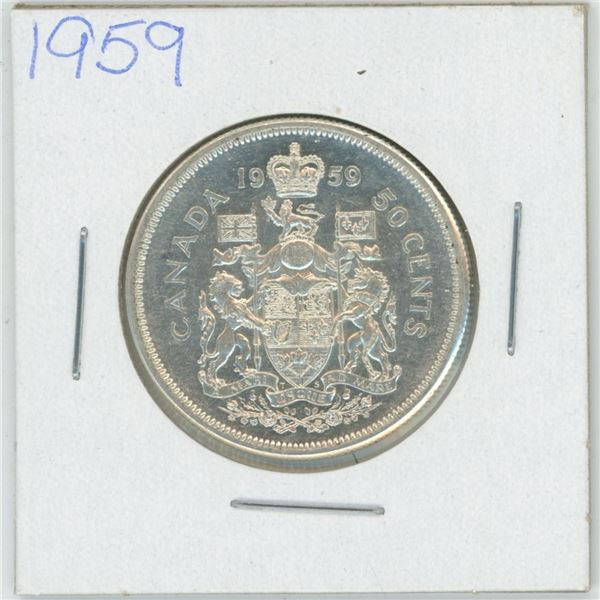 1959 Laureta Elizabeth II 50 Cent