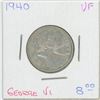 Image 1 : 1940 George VI 25 Cent VF