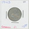 Image 1 : 1943 George VI 25 Cent EF