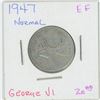 Image 1 : 1947 George VI 25 Cent EF