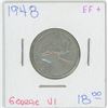 Image 1 : 1948 George VI 25 Cent EF+