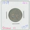 Image 1 : 1949 George VI 25 Cent AU+