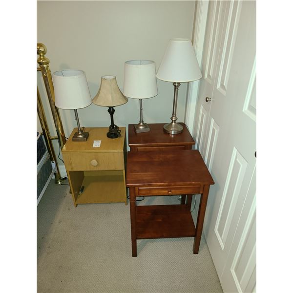 End table and lamp Cat -B