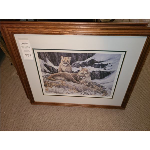 Framed art Cat -A