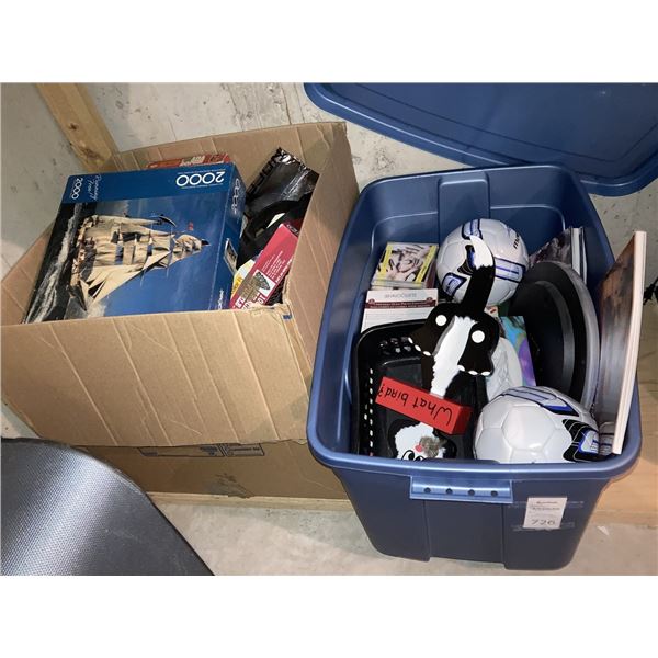 Large box of puzzles Cat C