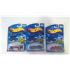Image 1 : Lot of 3 Hot Wheels 2002 Cars still sealed