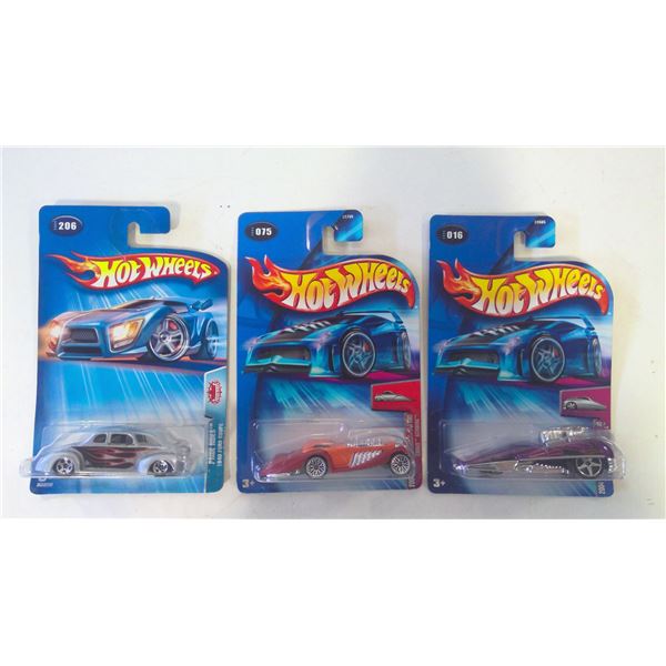 Lot of 3 Hot Wheels 2004 Cars still sealed