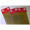 Image 1 : Lot of Three 4x10 Hobby Brass Sheets