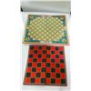 Image 1 : Lot of 2 Antique Board Game Boards