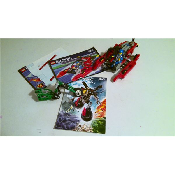 Lego Technic lot of incomplete sets and instructions