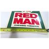 Image 2 : Red Man Chewing Tobacco Advertising Sign