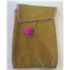 Image 1 : Vintage soft leather and beads pouch