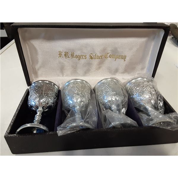F.B. Rogers Silver Company Glasses Set