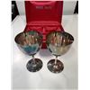 Image 2 : Kings Plate Wine Glasses in Box