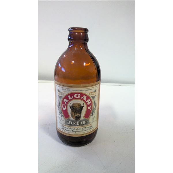 Vintage Calgary Brewing Stubby Bottle (Calgary Stampede)