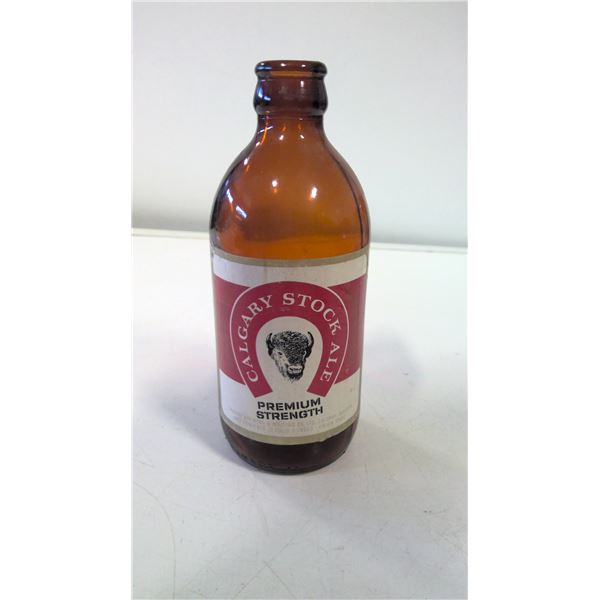 Vintage Calgary Stock Ale Stubby Bottle