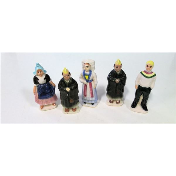 Lot of 5 Dutch Theme Made in Japan Figurines