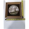 Image 3 : Lot of 2 Framed Dutch Windmill Tiles