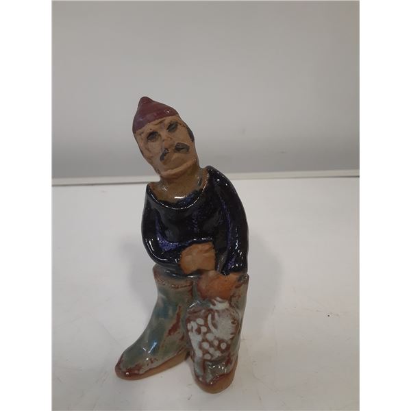 Vintage Tremar Pottery Fisherman Figurine