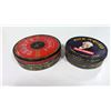 Image 2 : Lot of 2 round pocket tobacco tins