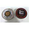 Image 1 : Lot of 2 round pocket tobacco tins