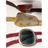 Image 3 : Lot of 3 semi precious stone bolo ties