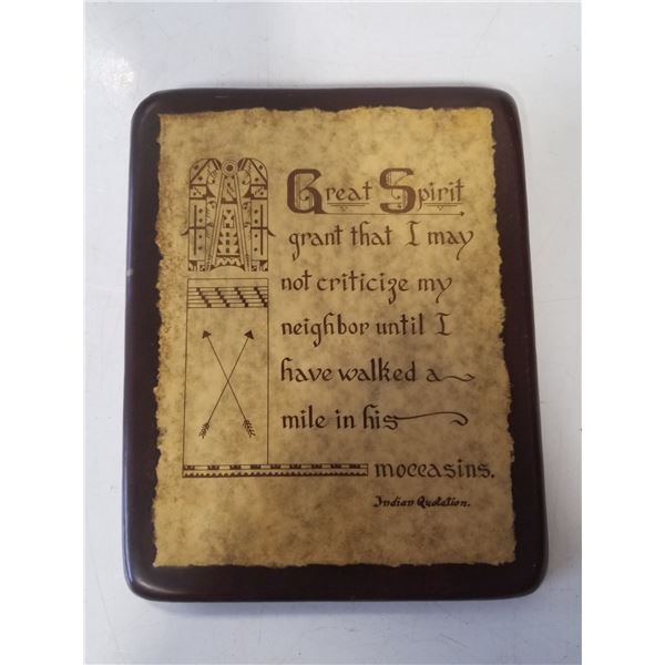 Vintage wall hanging