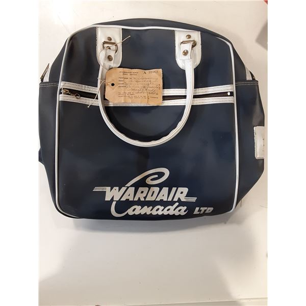 Vintage Canada Ward Air Luggage bag
