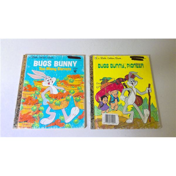Lot of 2 Bugs Bunny Little Golden Books