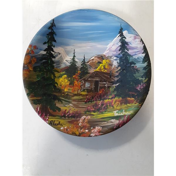Hand Painted Gold Pan from Alaska
