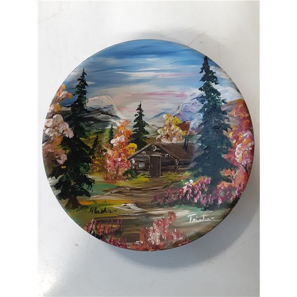 Hand Painted Gold Pan from Alaska