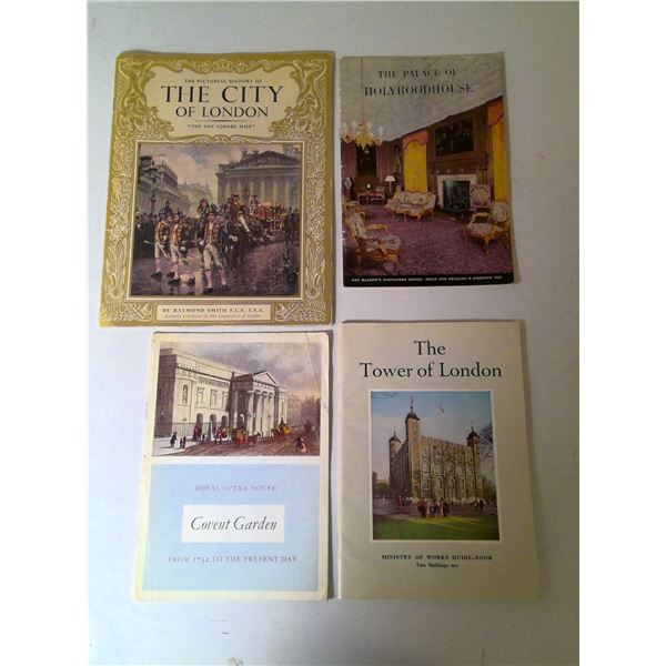Lot of Four Vintage Travel Guides