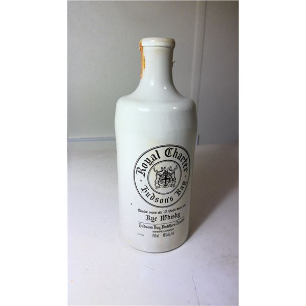 Royal Charter Hudson's Bay Company Whiskey Bottle