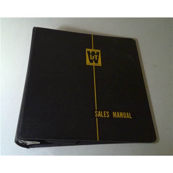 Vintage Letourneau - Westinghouse Sales Binder