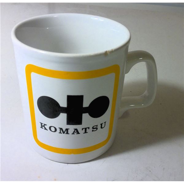 Vintage Komatsu Equipment Mug