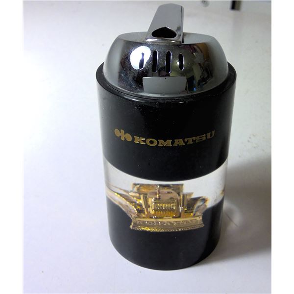 Vintage Komatsu Equipment Table top Lighter