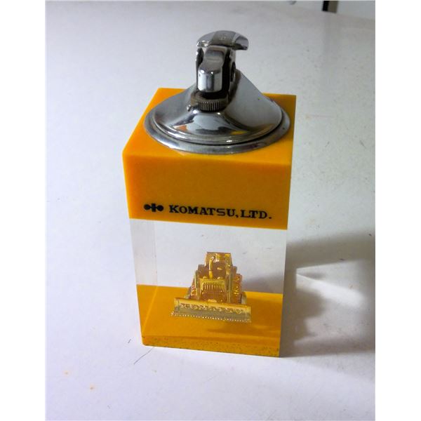 Vintage Komatsu Equipment Table top Lighter