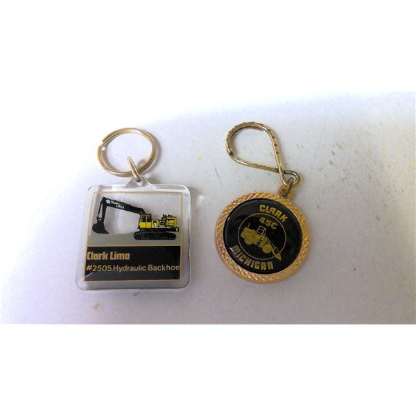 Vintage Clark Equipment Key Chains