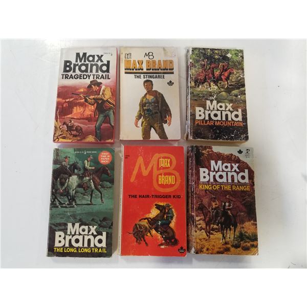 Lot of 6 Western Novels by Max Brand