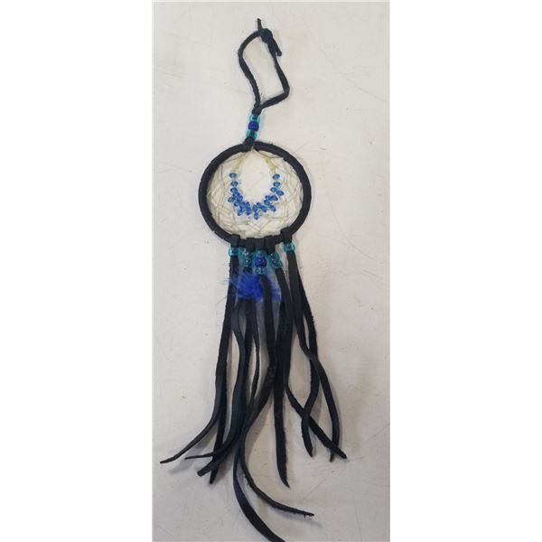 Leather and beads dream catcher