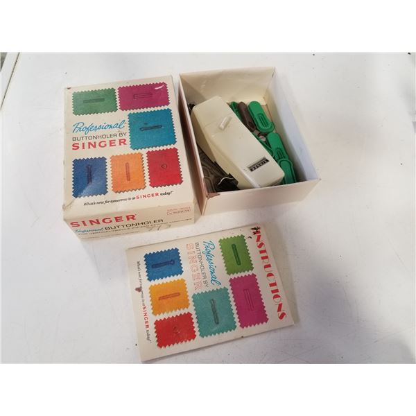 Vintage Singer Buttonholer