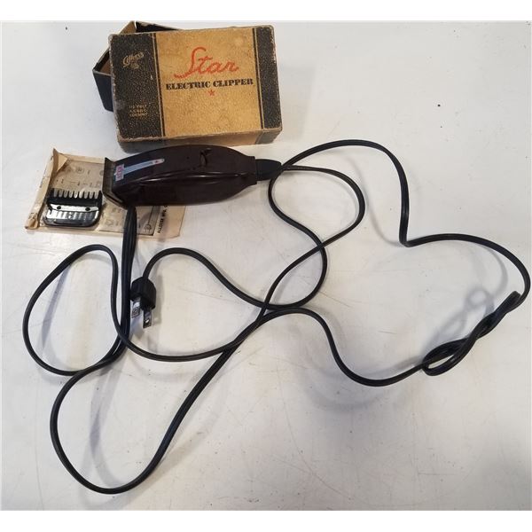 Vintage Star Electric Clipper