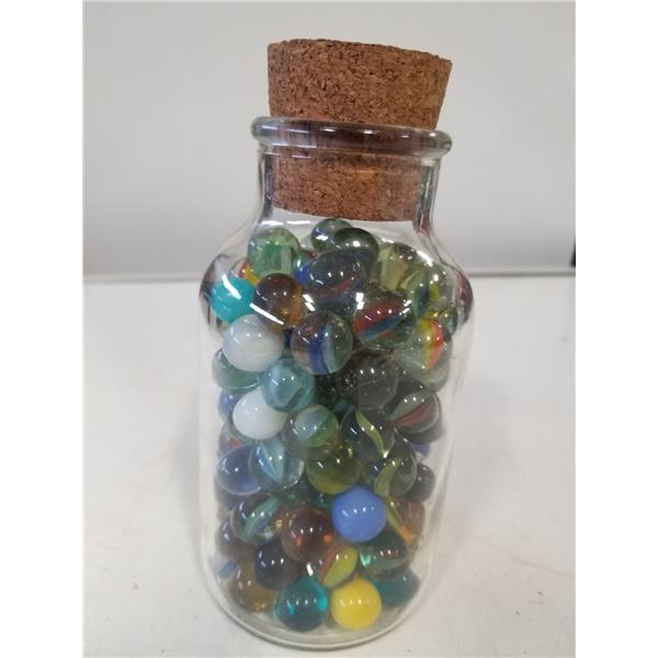 Jar full of marbles