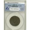 Image 1 : 1787 1C Fugio Cent, STATES UNITED, Cinquefoils VF30 AN