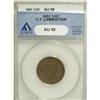 1851 1/2 C AU58 ANACS
