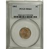 Image 1 : 1862 1C MS64 PCGS