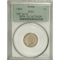 1864 1C Copper-Nickel MS63 PCGS